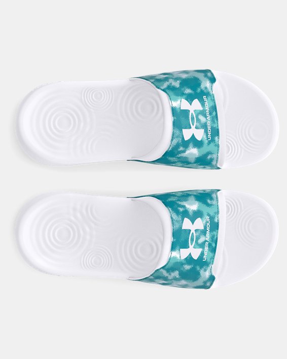 Women's UA Ignite Select Graphic Slides in White image number 2